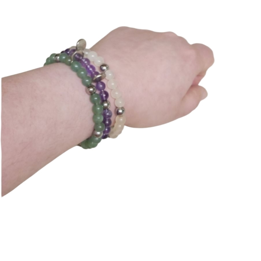 it Cosmetics 3 Genuine Gemstone Bracelet 3 Piece Bundle Lot